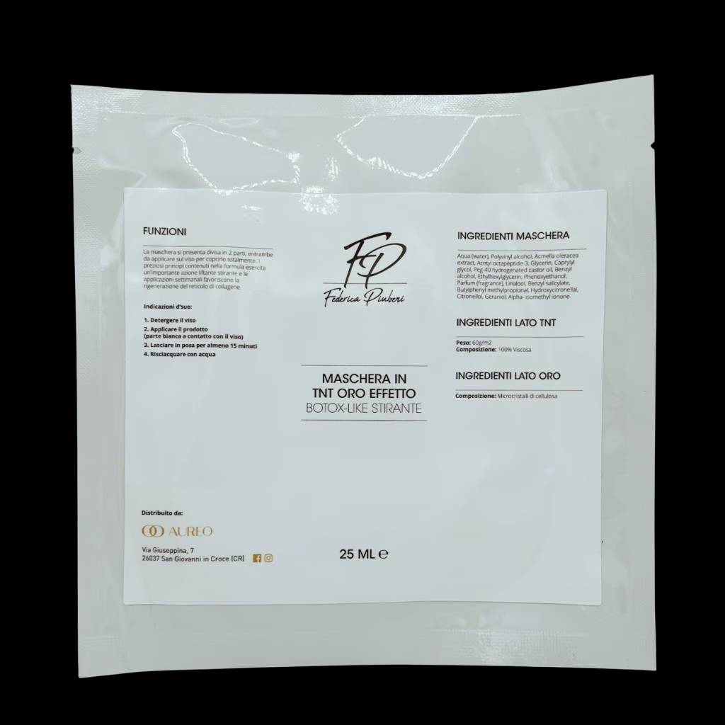 Maschera TNT Oro Effetto Botox Like